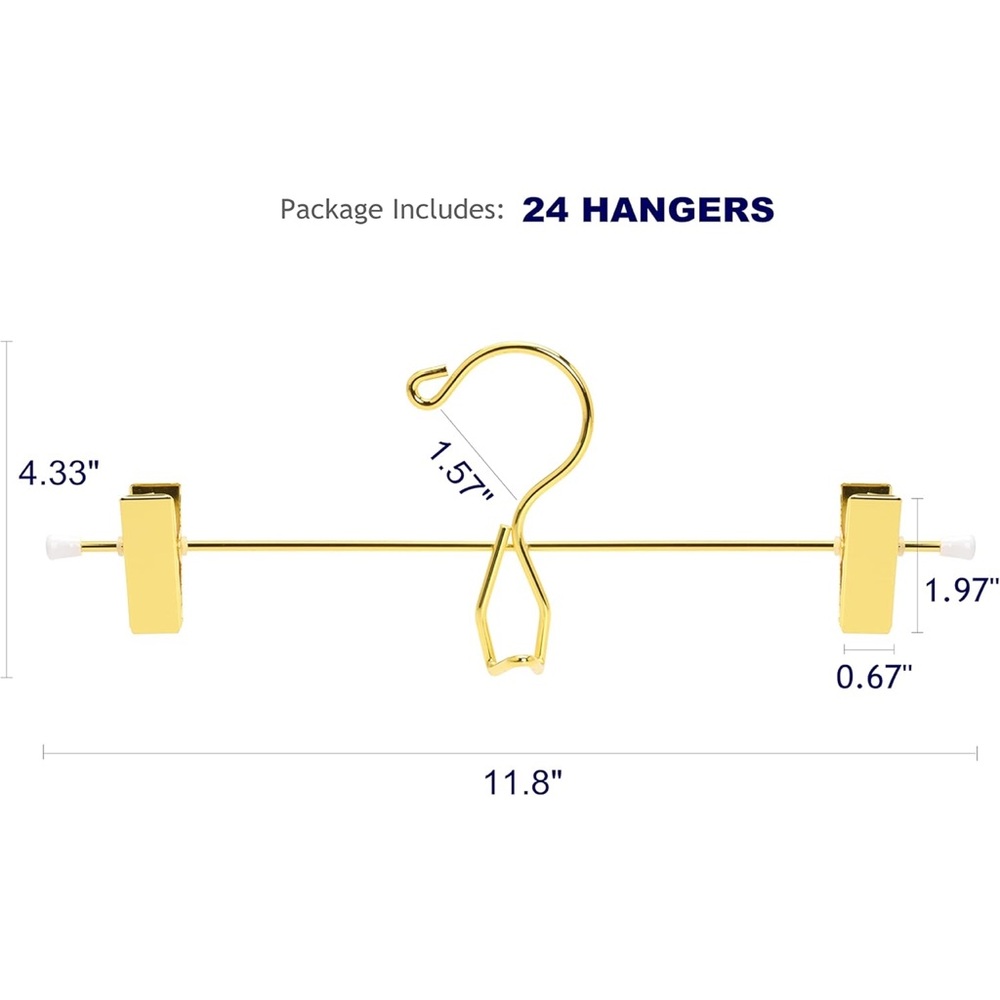 🔟 Gold Metal Hangers Set - Picture 7 of 8